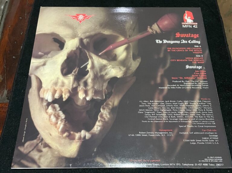 Savatage - The dungeons are calling vinyl